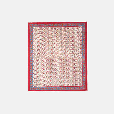 King-size Printed Bedcover With 2 Pillow Cases, Red - Eyaas