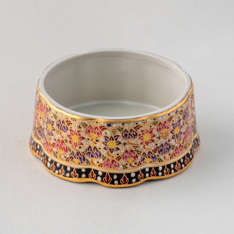 Hand-Painted Round Benjarong Casket - Eyaas