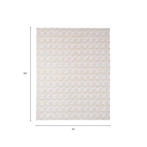 King-size Marigold Jaal Cotton Bedsheet & Pillow Cases