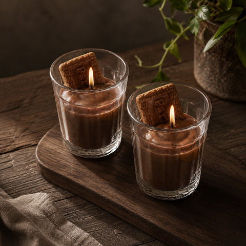 Chai Soy Wax Glass Candle Set of 2