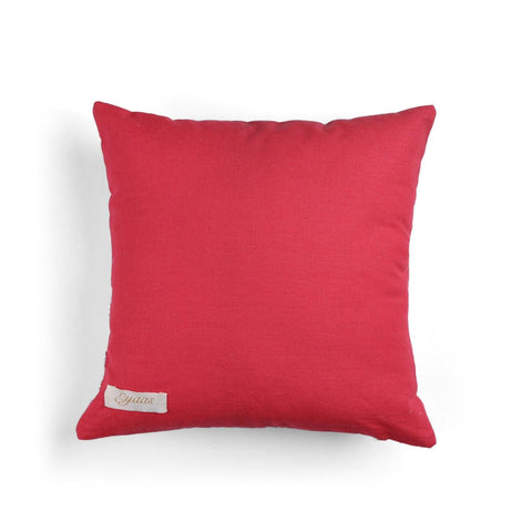 Hand Embroidered Cushion Cover Set of 2, Multi Colour - Eyaas