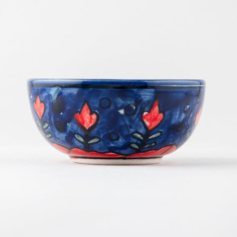 Ceramic Blooming Plants Portion Bowls - Set of 6 - Eyaas