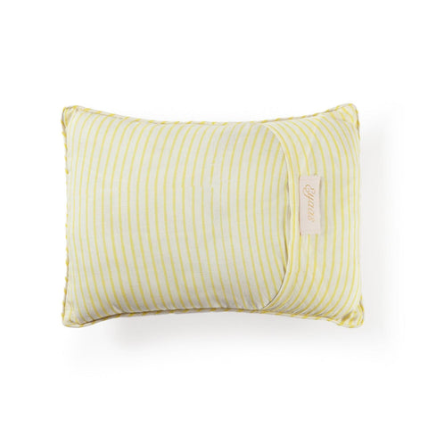 White Block Print Baby Cot Sheet 40x40 + Pillow - Eyaas