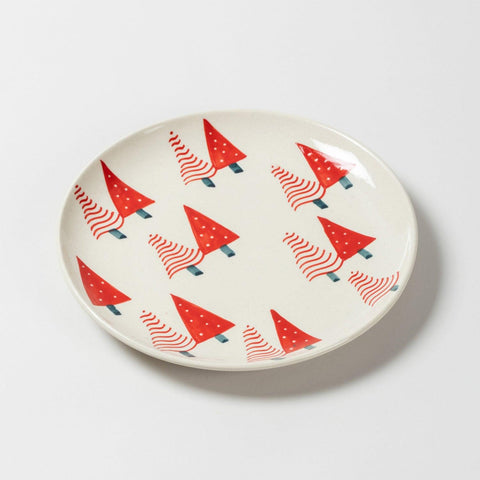 Watermelon Tree Breakfast Plate 8 Inch, Set of 2 - Eyaas