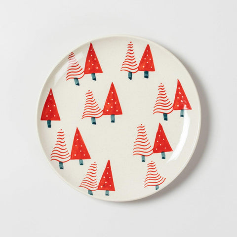 Watermelon Tree Breakfast Plate 8 Inch, Set of 2 - Eyaas