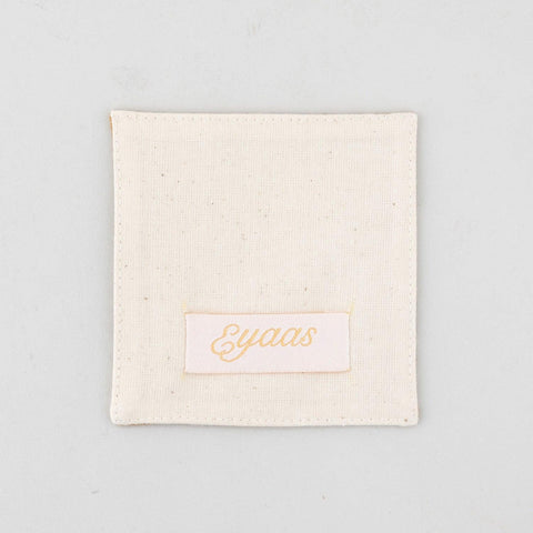 Muddy Green Striped Dabu Fabric Coasters 4x4 - Eyaas