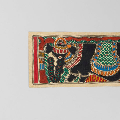 Madhubani Elephant Wall Painting - Eyaas