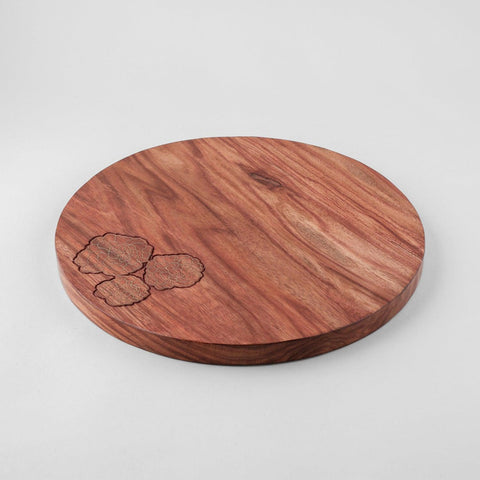 RoseWood with Brass Inlay Trivet / Placemet Marigolds - Eyaas