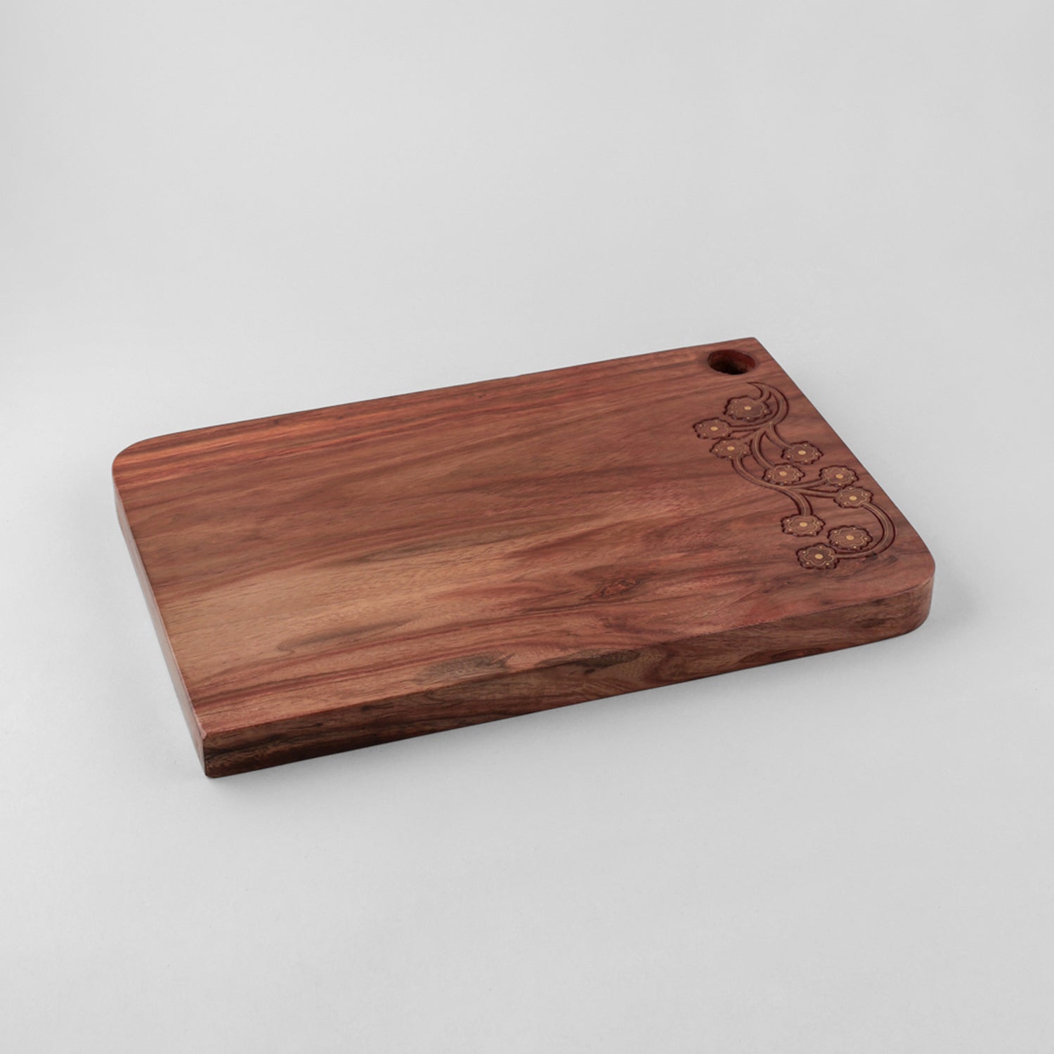 Rosewood with Brass Inlay Platter/Board
