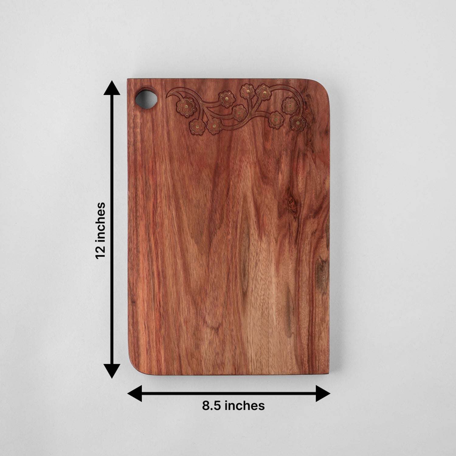Rosewood with Brass Inlay Platter/Board