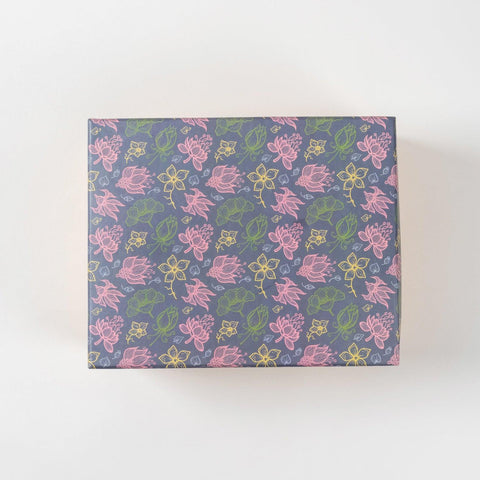 Gift Set of Tea Cups, Table Mats (Red) & Apple Tea - Eyaas