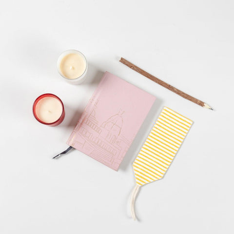 Gift Set of Diary, Pencil, Candles & Book Mark - Eyaas