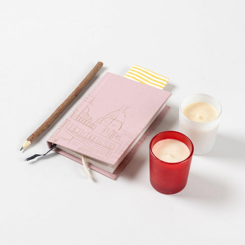 Gift Set of Diary, Pencil, Candles & Book Mark - Eyaas