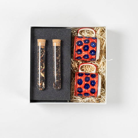 Gift Set of Mugs & Tea Test Tubes - Eyaas