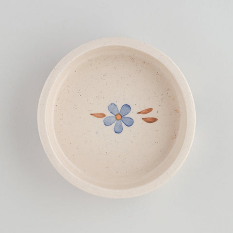 Ceramic Cereal Bowls Set of 2 (Off-White & Lavendar) - Eyaas