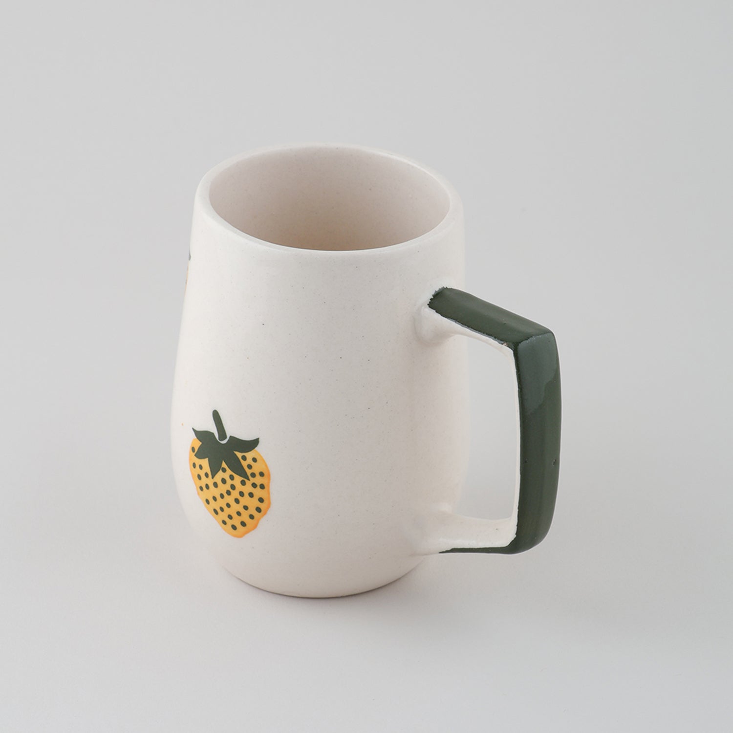 Fruit Ceramic Coffee Mugs Set of 2