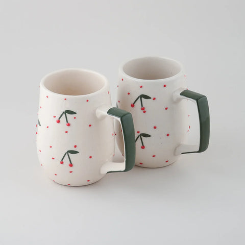Fruit Ceramic Coffee Mugs Set of 2 - Eyaas