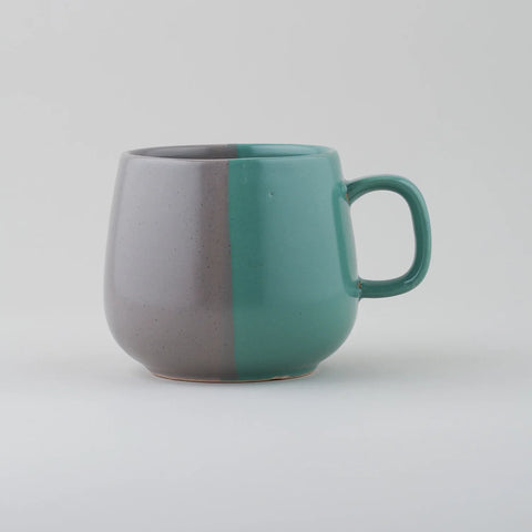 Dual Tone Ceramic Cups Set of 2, Each of 200 ml - Eyaas