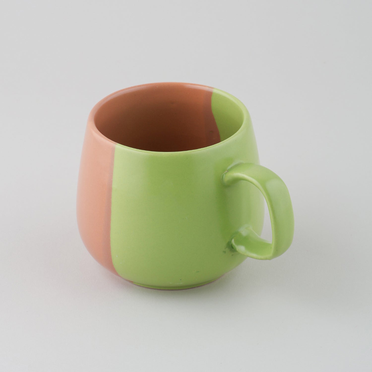 Dual Tone Ceramic Cups Set of 2, Each of 200 ml