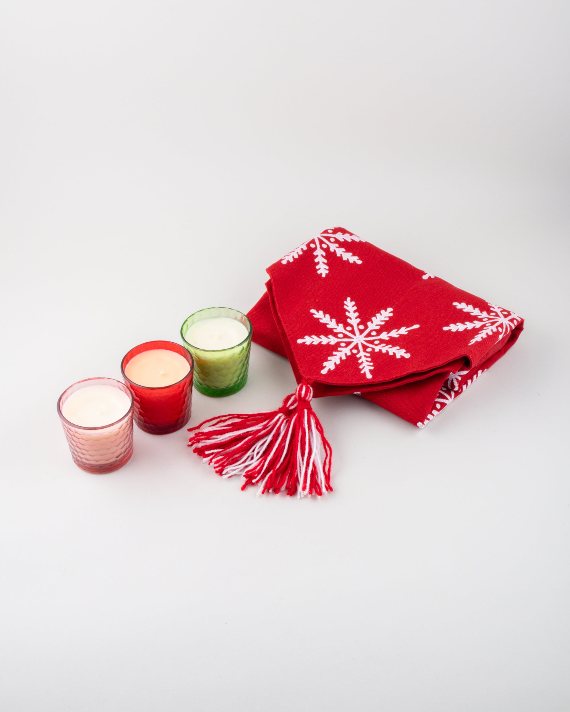 Dining Table Runner & Soy Candles Gift Hamper