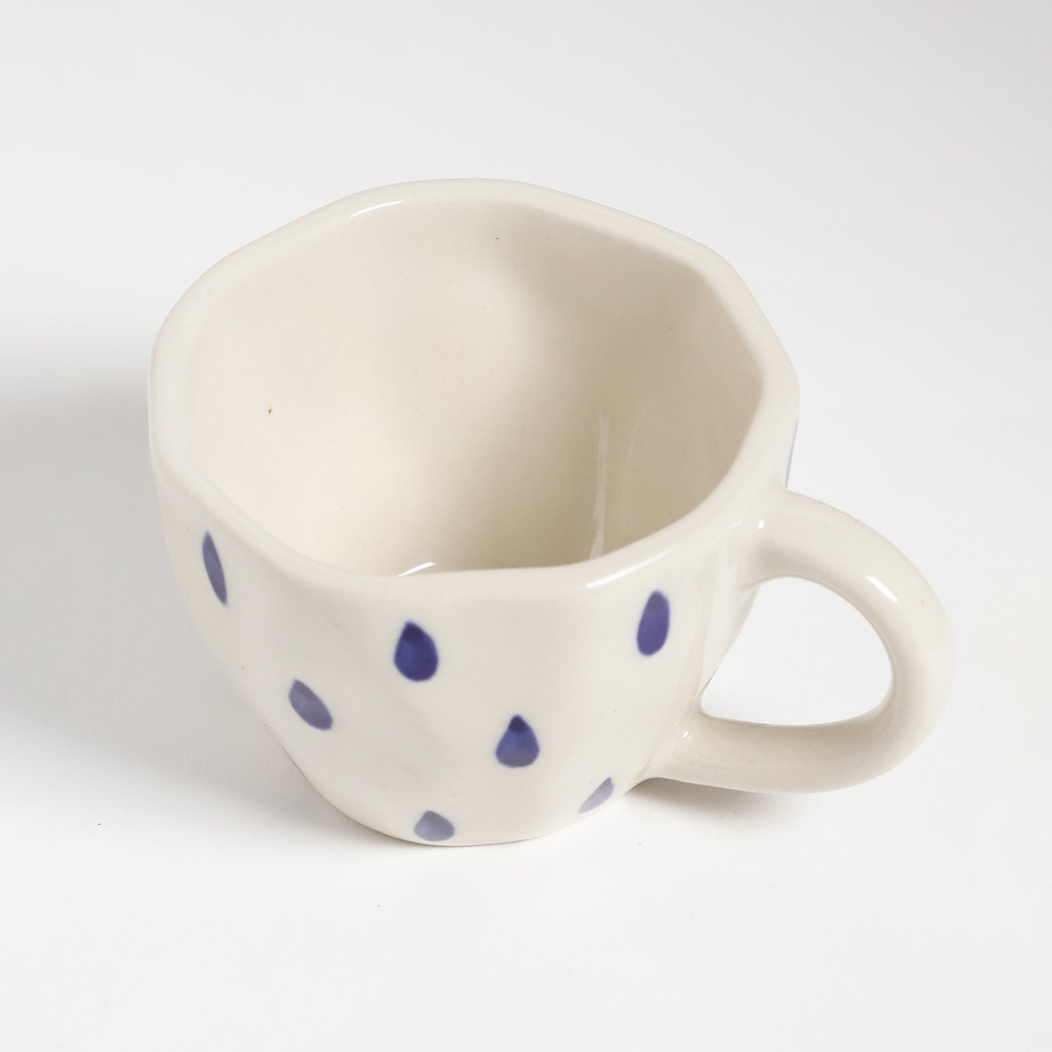 Ceramic Mugs - Rain Drops - 3.5 x 2.5