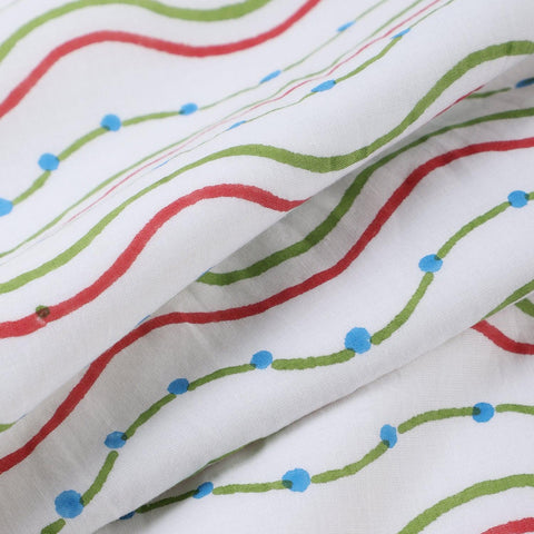 Sea-Themed Kids Bedding Set of 3, Blue & Green, 40x40 - Eyaas