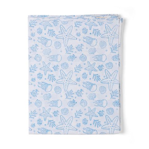 Sea-Themed Kids Bedding Set of 3, Blue & Green, 60x90 - Eyaas