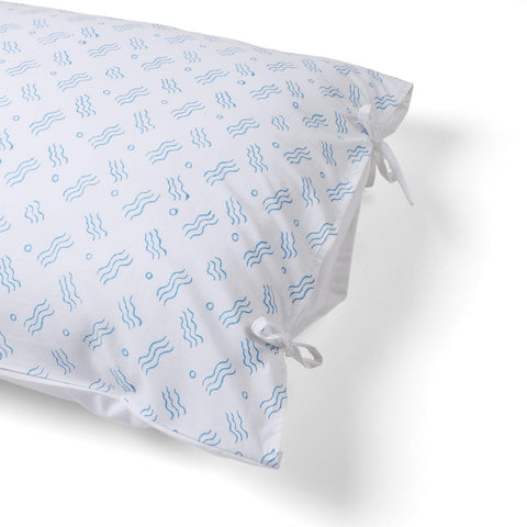 Sea-Themed Kids Bedding Set of 3, Blue & Green, 60x90 - Eyaas