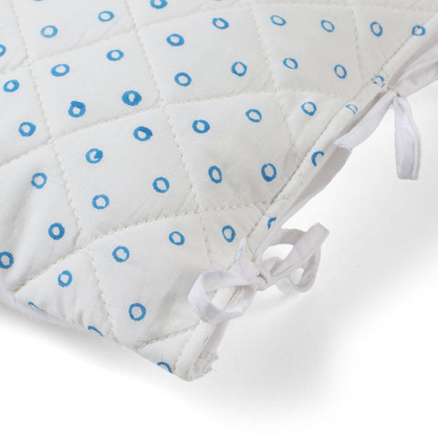 Cot Sheet 40x40, Snail-Starfish, Blue & Orange - Eyaas