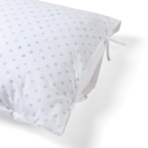 Cot Sheet 60x90, Snail-Starfish, Blue & Orange - Eyaas