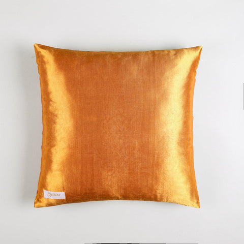 Tricolour Silk Cushion Cover - 16x16 - Eyaas