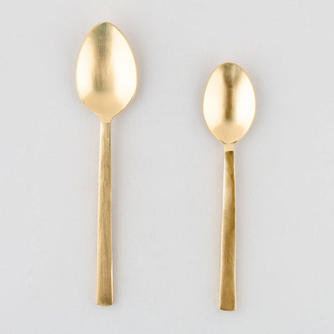 Set of 5 Stainless Steel Cutlery Set with Brass Coating - Eyaas