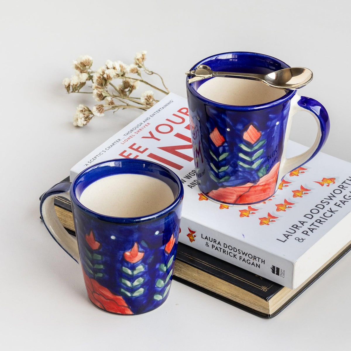 Mountain Landscape Ceramic Coffee Mug - Set of 2 (Large) - Eyaas