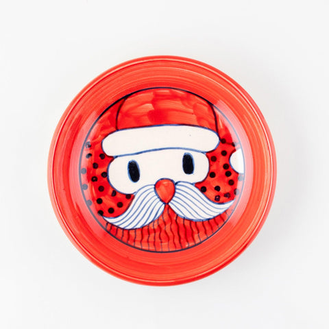 Santa Christmas Ceramic Set of 2, Plate & Mug - Eyaas
