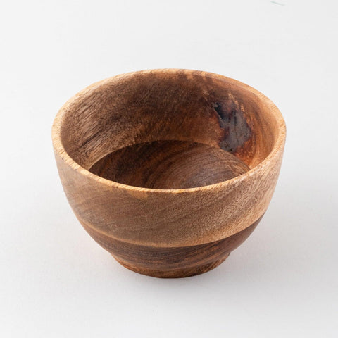 Handcrafted Small Wooden Bowls - Set of 2 - Eyaas