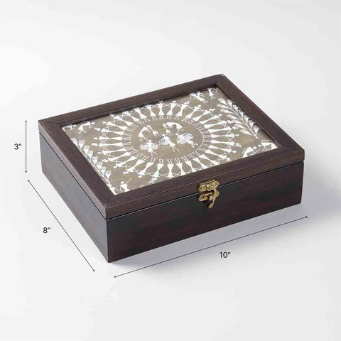 Warli Hand-Painted Box - Eyaas