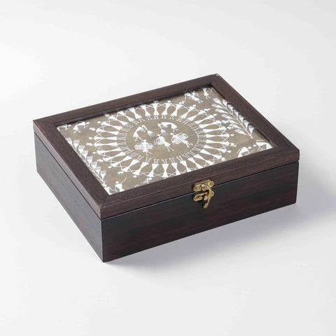 Warli Hand-Painted Box - Eyaas