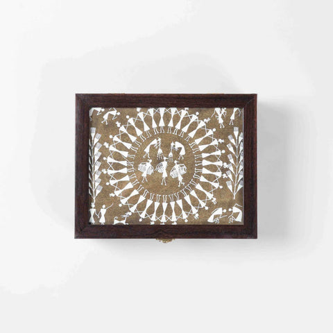 Warli Hand-Painted Box - Eyaas