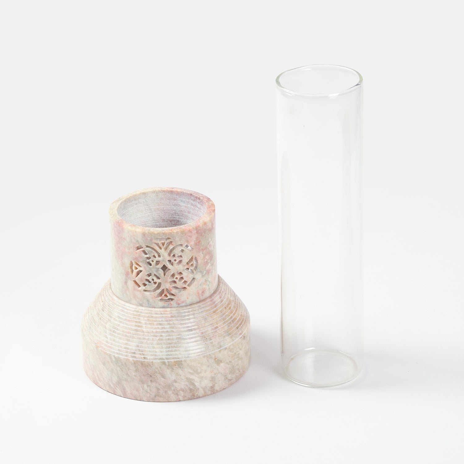Hand Carved Soap Stone Vase