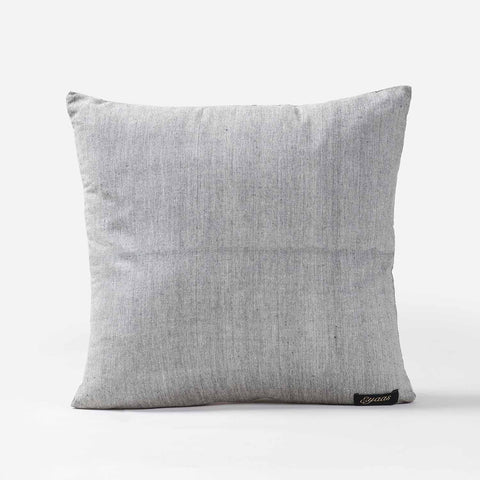 Ikat Cushion Cover 16x16, Set of 2, Grey