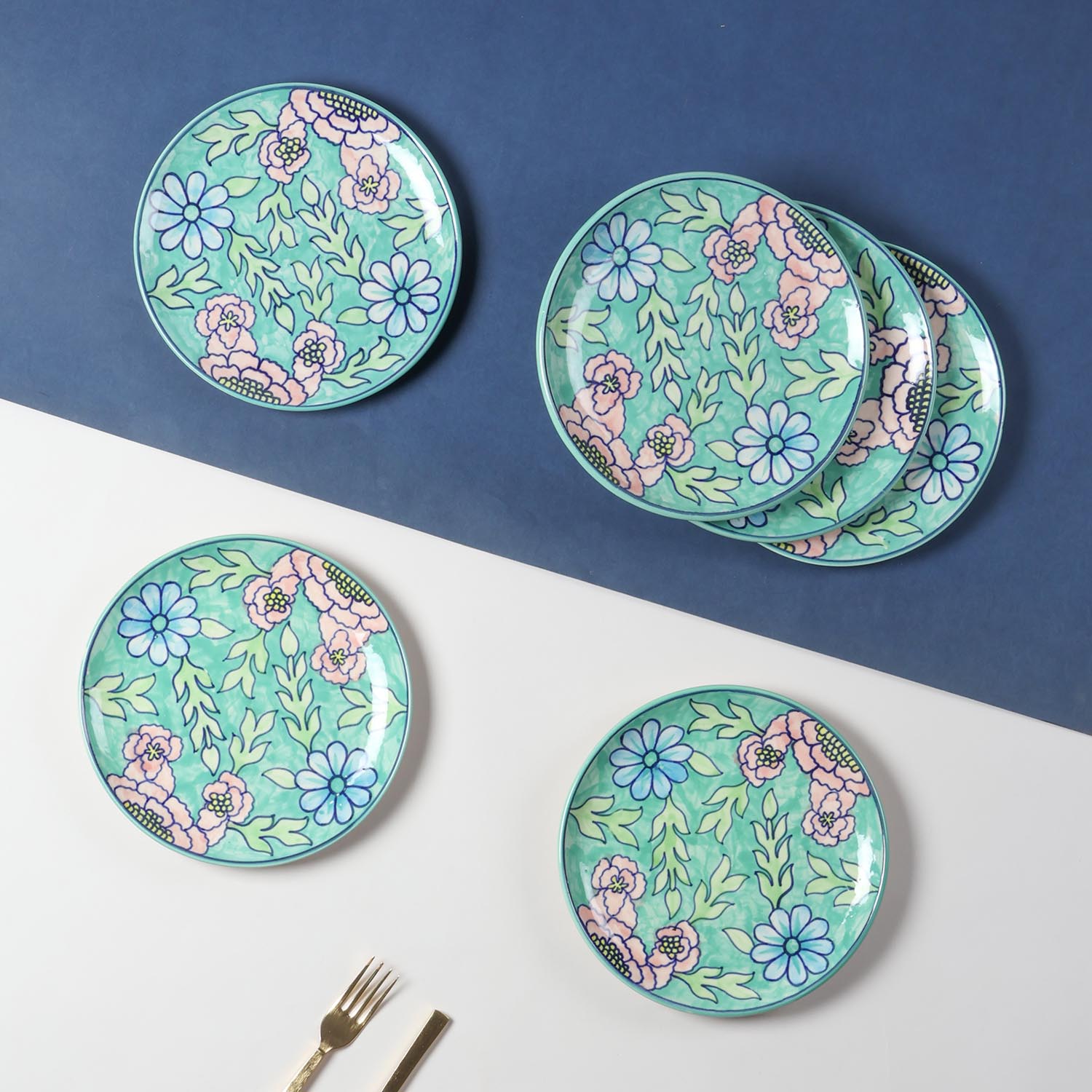 Handpainted Breakfast Plate 8"