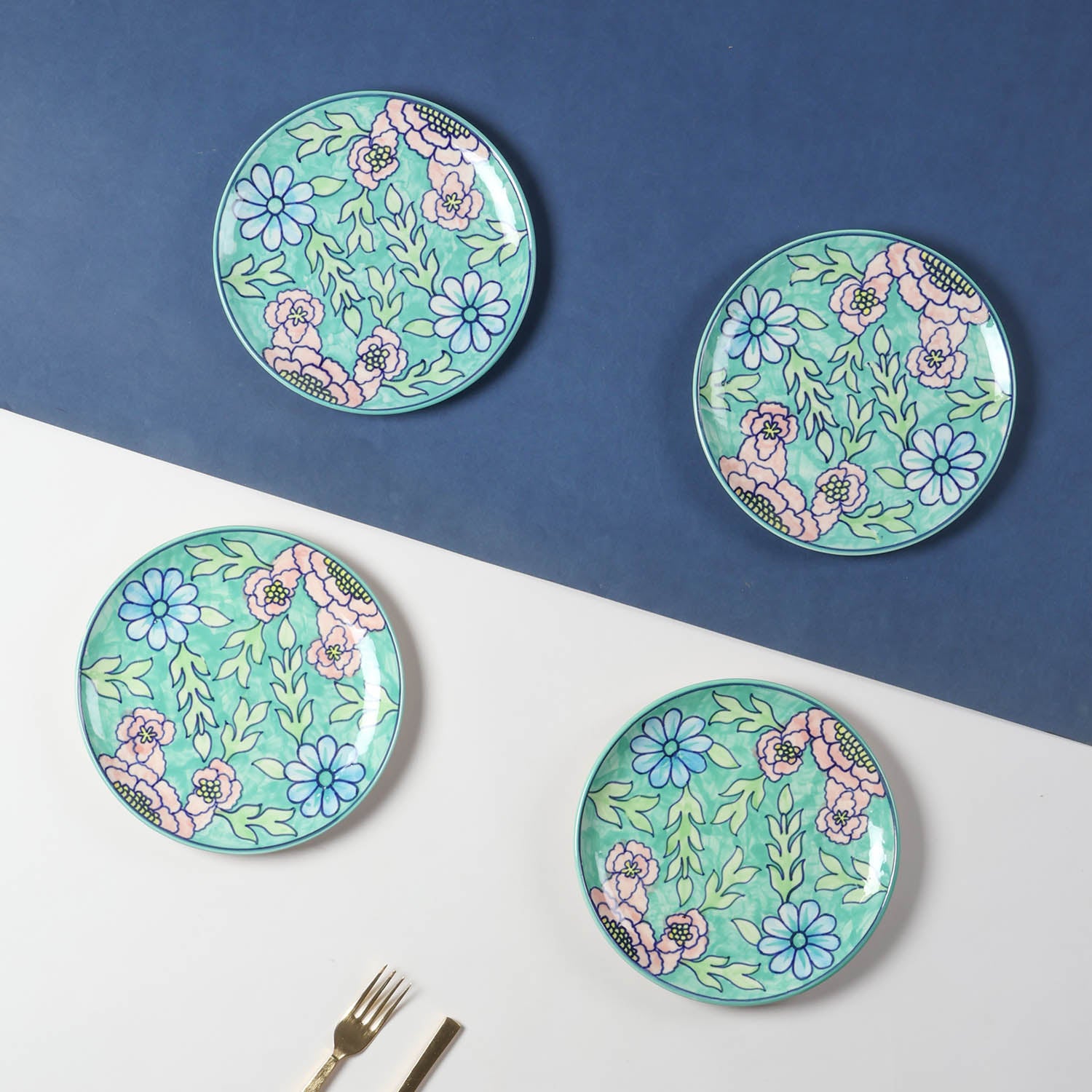 Handpainted Breakfast Plate 8"