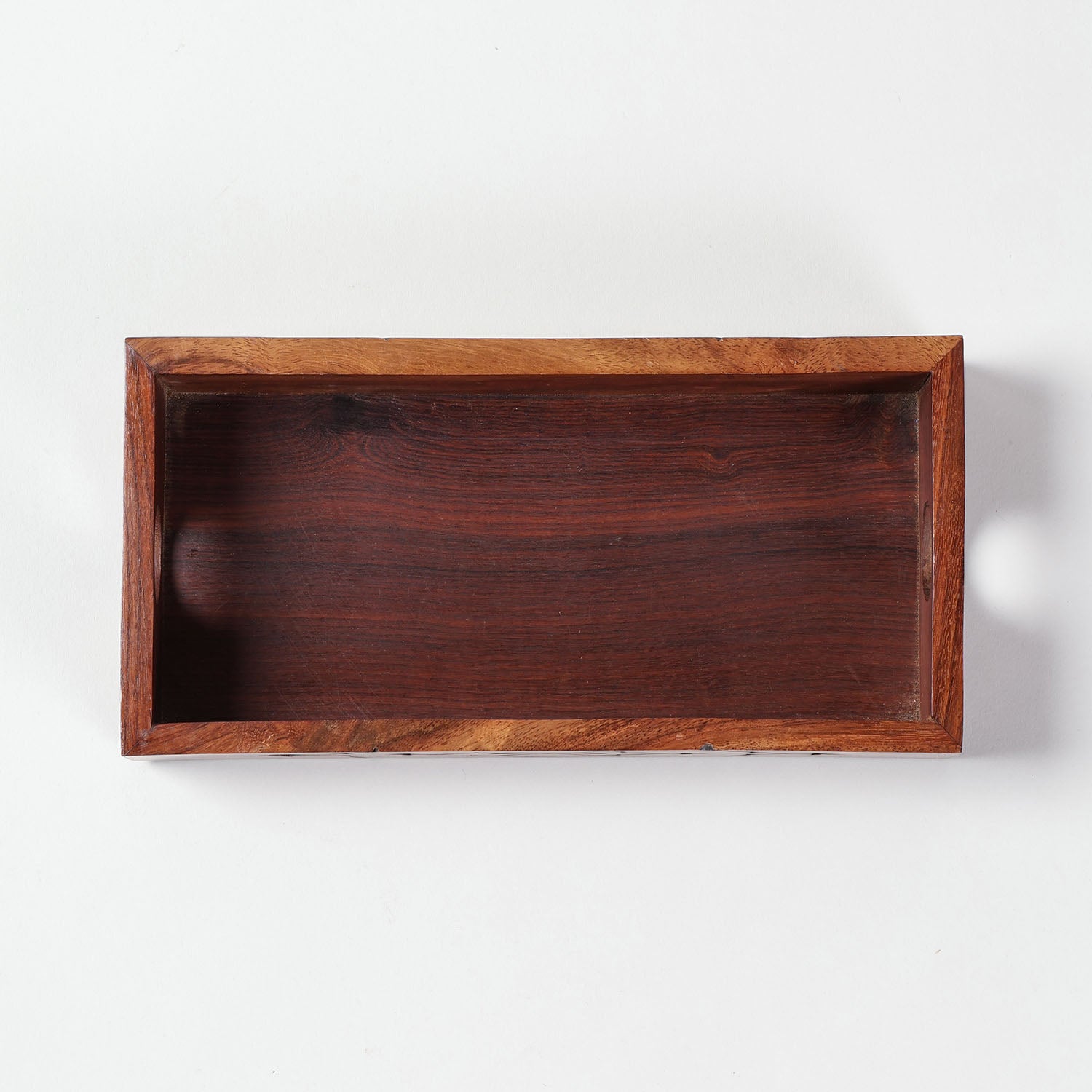 Mughal Sheesham Wood Hand-Carved Tray