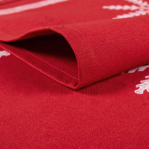 Christmas Hand Block Printed Table Mats Set of 2 - Eyaas