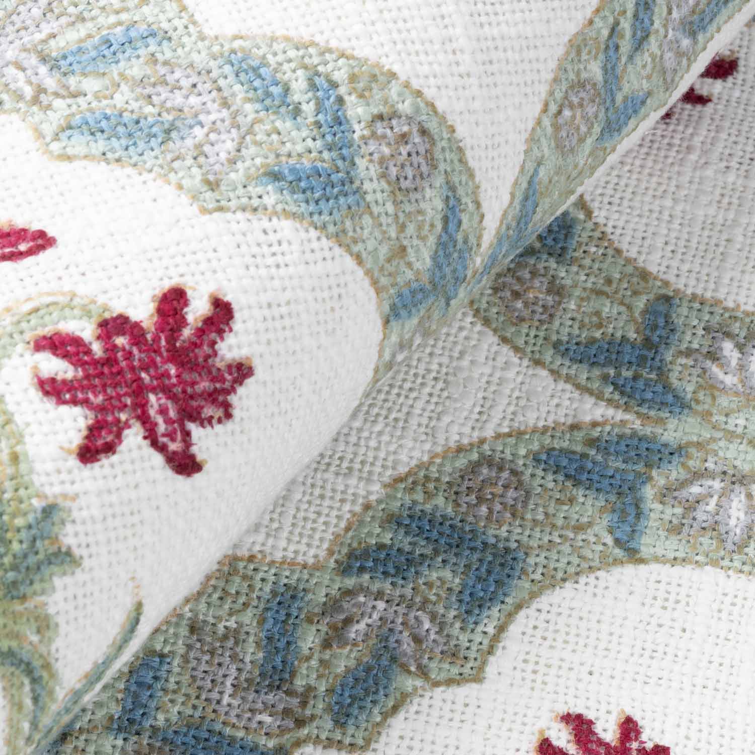 King-size Block Printed Bedcover & Pillow Cases - Green - Eyaas