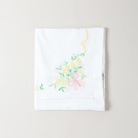 Aster Embroidered Cutwork Table Cloth
