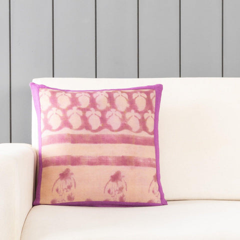 Mango Printed 16x16 Cushion Cover, Purple & Lilac - Eyaas