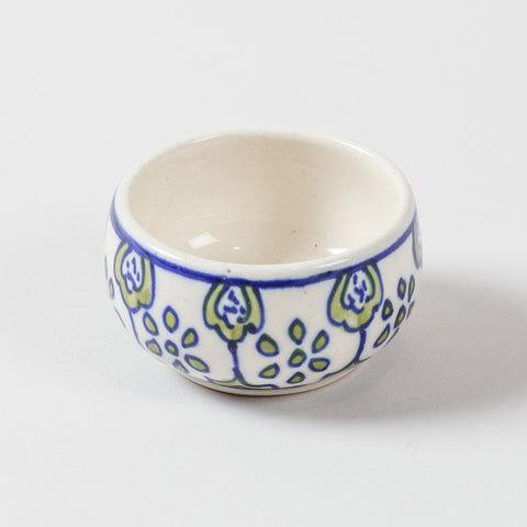 Curved Ceramic Dip Bowls Set of 3 (Multi-Colour)