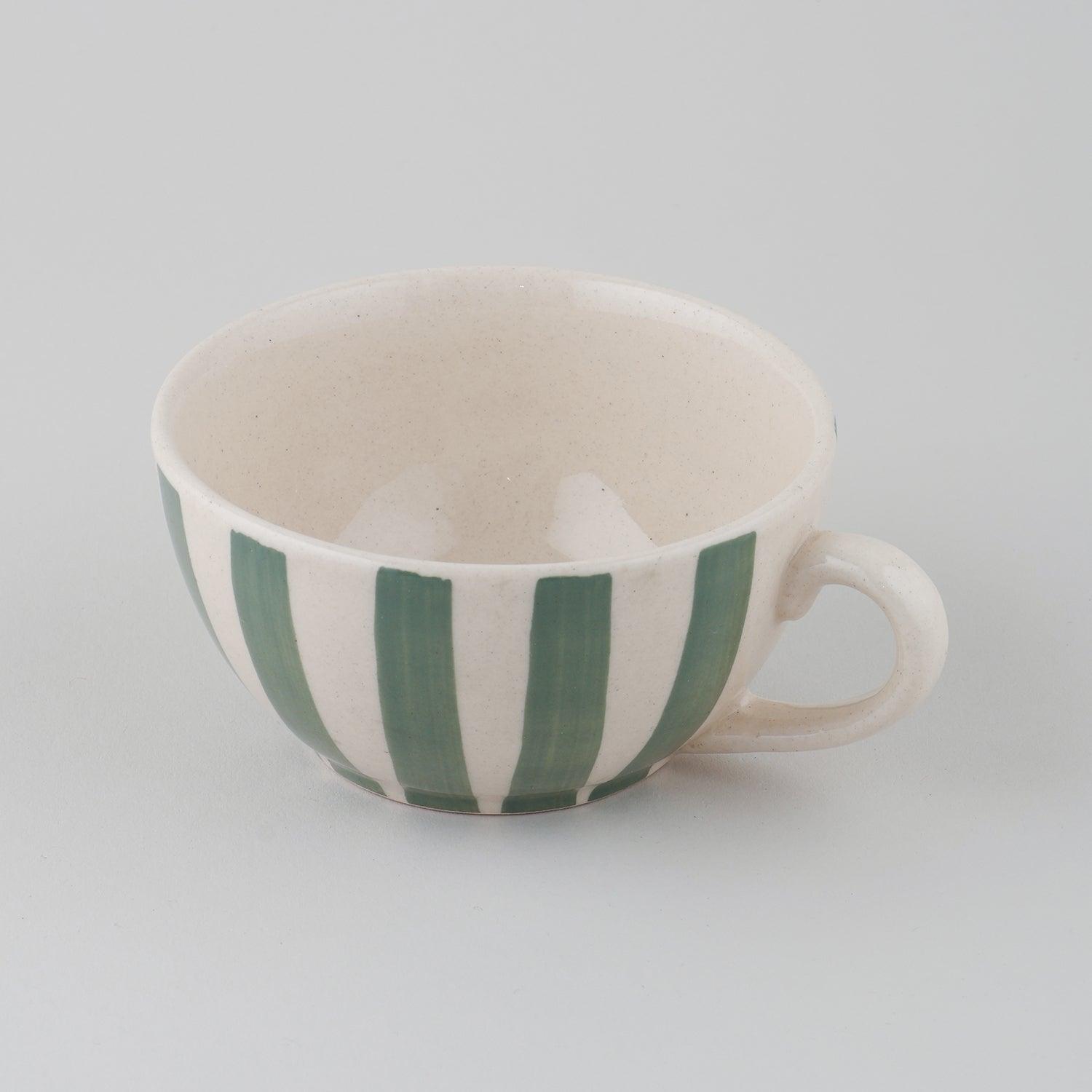 Tea Pot with Cup & Hibiscus Mint Green Teas (40 gms) Gift Set - Eyaas