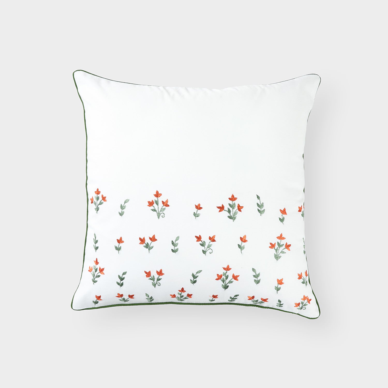Flower Buti Hand Embroidered Cushion Cover Set of 2